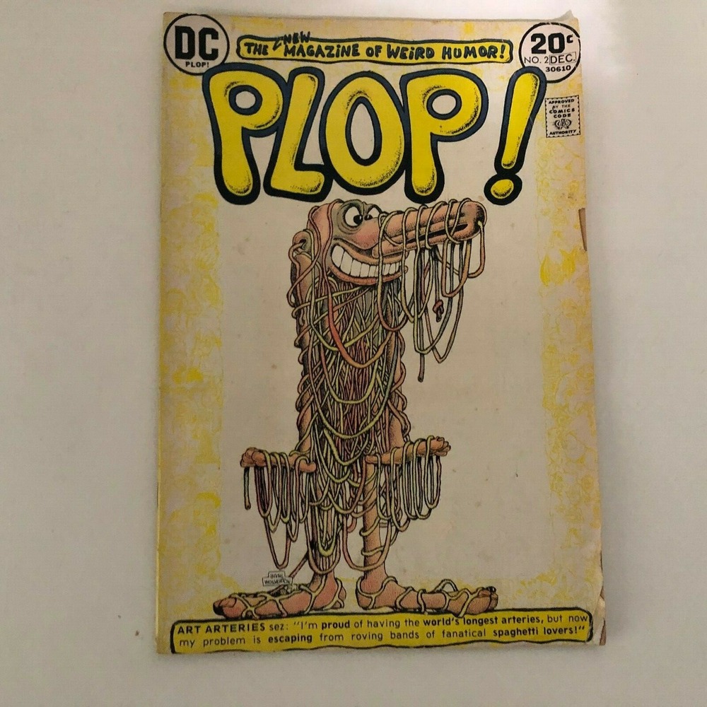 Plop #2 Dec 1973 Bronze Age DC Comics Uncirculated Basil Wolverton      CO1